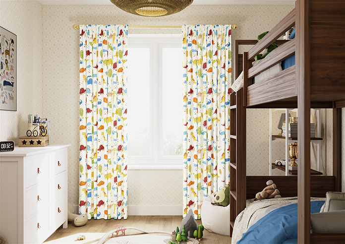 Dino, Paintbox - Made to Measure Curtains - Image 3